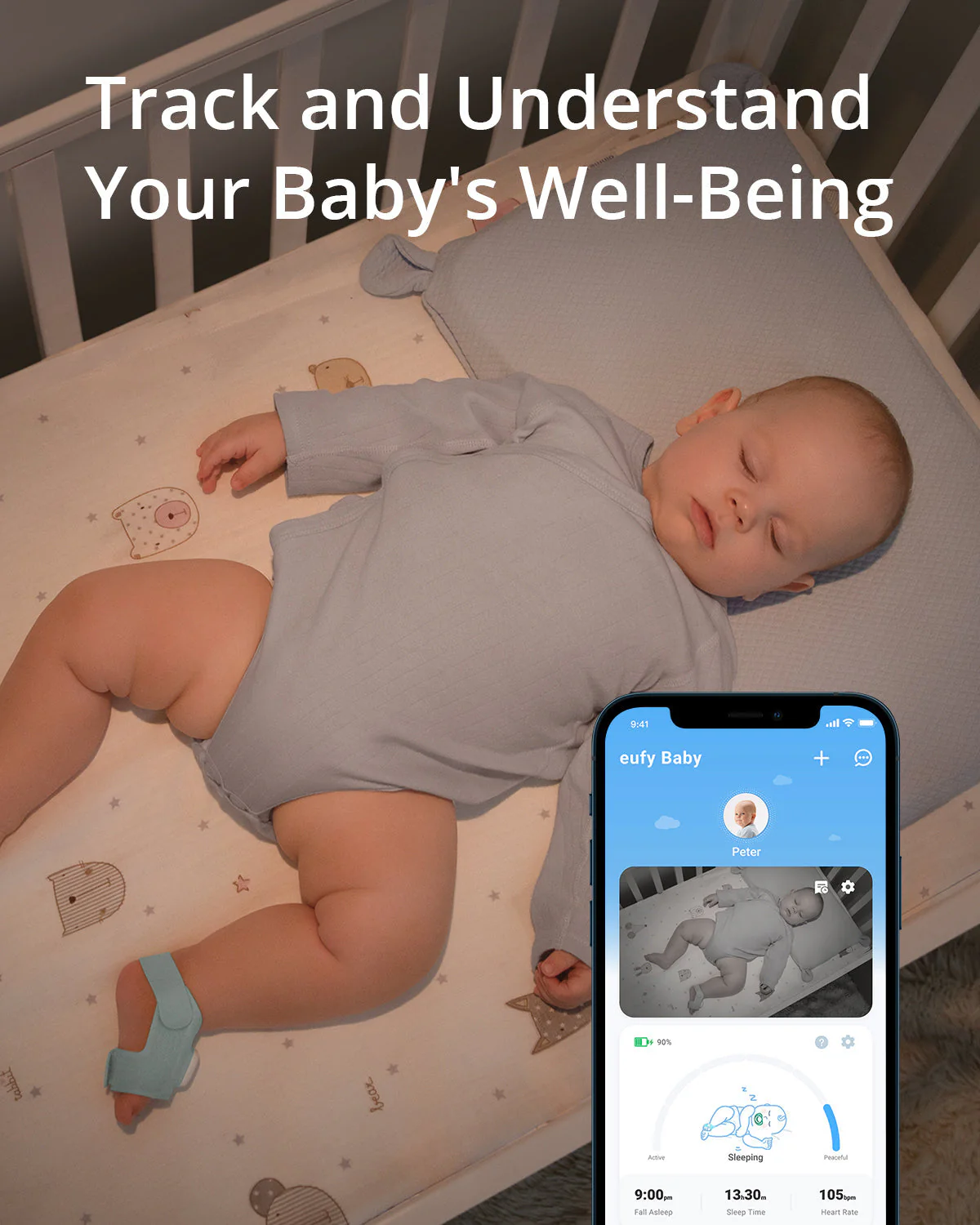 eufy Baby S340 Smart Sock with Cam - Image 3